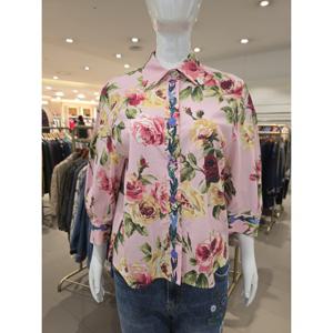 [비꼴리끄] 코튼 퍼프소매 자수 블라우스 B252WB3100