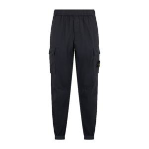 스톤아일랜드 배지 코튼 카고 팬츠 S153100031S0003 V0020