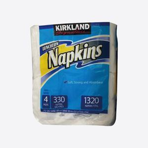 [옐루맘]커클랜드 시그니춰 테이블 냅킨 330매 4개입 2팩 (19396