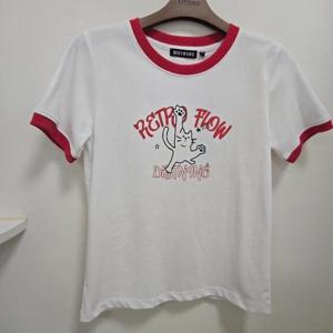 리트머스 HC38 여성찬양이  슬림핏 티셔츠 LQ2TF241