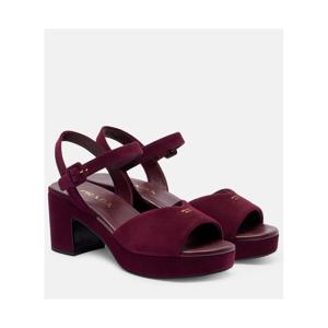 프라다 스웨이드 플랫폼 샌들 P01110811