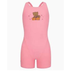 [아레나] 아레나 A4FG1GL01 PNK 여자 아동  범블베어 레이서백 3부 반신 실내 수영복 A4FG1GL01