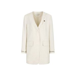 [제이제이지고트] JJ지고트 레터링 롤업 브이넥 재킷 (GP4A0JKR51) GP4A0JKR5