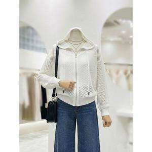 [숲]그물 후드집업니트가디건 SC4GD31