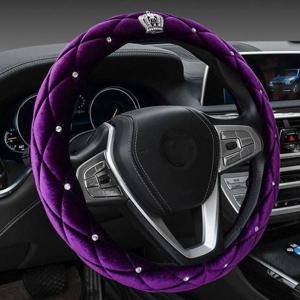 벨벳핸들커버 크라운 벨벳 자동차 핸들 커버