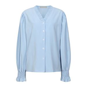 [예쎄][예쎄] 페미닌 프릴 스모크 브이넥 블라우스(S6SBL037A)