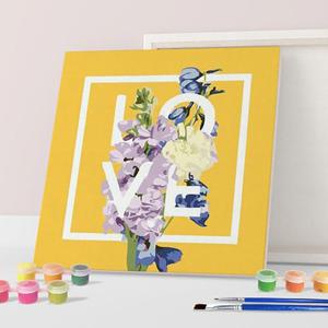 DIY 명화 그림그리기 세트 히트 러블리꽃다발 25x25