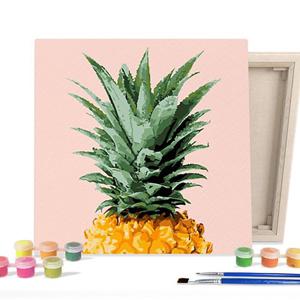 DIY 명화 그림그리기 세트 히트 미니 파인애플 25x25