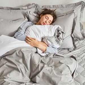 [라뽐므]순면 80수 호주산 양모 이불+패드+베개커버 킹(K)(세탁망1장증정)