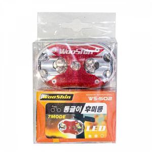 렌턴 TBZ BTM 우신 9구동글이자전거후미등 WS 502 0558