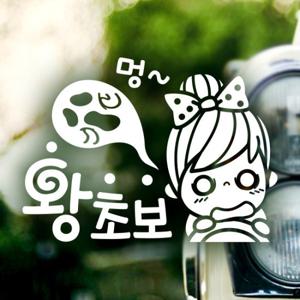 멍 왕초보 / 자동차스티커 초보운전