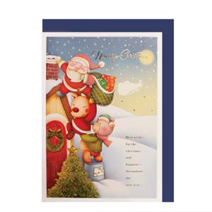 크리스마스카드/성탄절/트리/ 크리스마스의 밤(FS204-5)