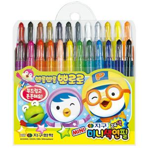 뽀로로미니색연필 24색(지구화학)