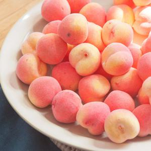 [2+1] 미니 복숭아 모형 과일 (20개입) 채소 모조 인조 가짜 장식 소품 촬영 진열