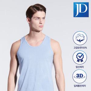 제임스딘 남 순면 컬러 조끼런닝 청회색 1매