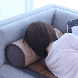 내츄럴대자리 원통쿠션