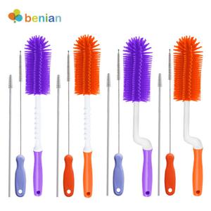 [베니앙] 실리콘 텀블러세척솔+빨대브러쉬 3P세트