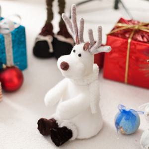 [3+1] 크리스마스 사슴 인형 대형 장식 큐티 30cm 소품 용품 데코 이벤트 파티 꾸미기 카페