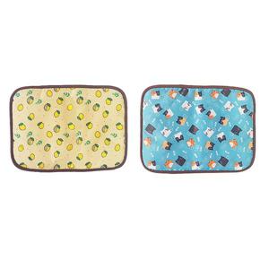 [블루마토] 반려동물 대나무 돗자리 쿨매트 S - 디자인2종중 택1