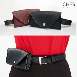 [체스]모리드 가죽 허리벨트 힙색
