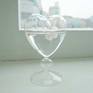 하트 디퓨저 유리 공병 용기 병 100ml 디퓨져 만들기 꽃병 화병