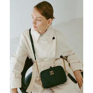 [백화점][닥스핸드백]블랙 가죽 체인 크로스백 DCBA3E361