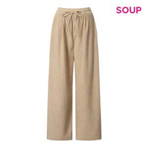 [숲]코듀로이 밴딩 와이드 팬츠 S5ALP02
