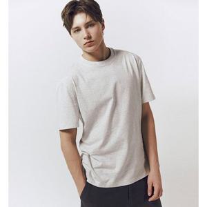 [백화점][지오다노]남성 퍼펙트 라운드 기본 무지 면 반팔 티셔츠 026540