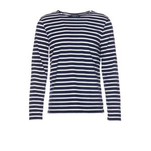 세인트제임스 긴팔 티셔츠 122851 MARINE ECRU DOM