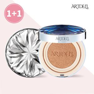 [본사/시즌1] 아트델리 압솔뤼 라 볼륨드 쿠션(실버/블루) 1 + 1