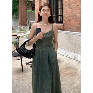 웬디 / 나시 데님 원피스 WP12662