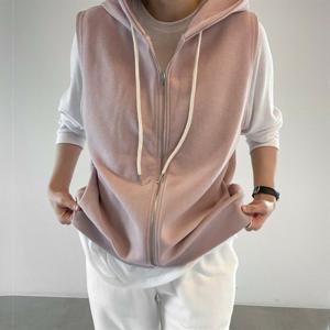 웬디 / 레어이드 후드 집업 조끼 VT12466