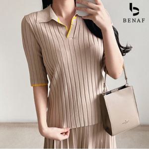 셀리 주름 카라 니트_FF1LK017