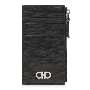[페라가모] 남성 간치오 카드지갑 66 0805 NERO 0749689