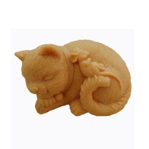 상세정보참조 석고방향제 몰드 수제 잠자는 고양이 1구 실리콘 비누 상세정보참조