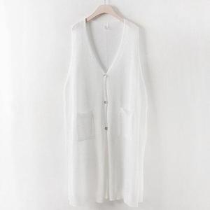 아이우먼 시스루레이어드베스트 RM0321M407 빅사이즈