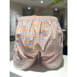 [바바라] 남성 잔체크 면 트렁크(AMT4408T)(ORA) AMT4408T