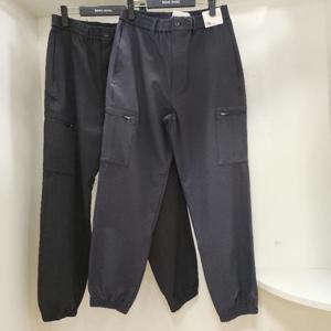 뱅뱅 HC15 뱅뱅 가을 겨울 남성 빅사이즈 폴리스판 약기모 허리 밴드 카고조거팬츠 BPK632