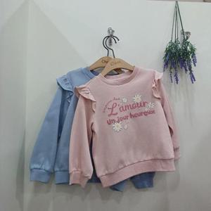 치크 sh06 여아 프릴 스웻셔츠 CKMA2511G