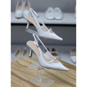 바이로쏘 세이브존06 벨티드 슬림힐 포인티드 토 6.5cm 슬링백힐 (BY)25S12386BF