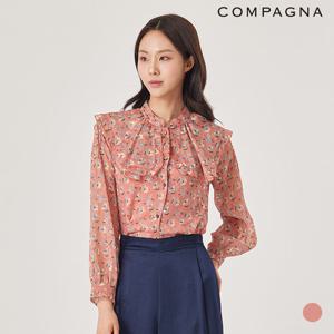 쉬폰 플라워 패턴 블라우스_CACS2-WRC110