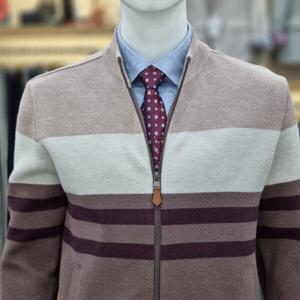 [피에르가르뎅]가을겨울신상 블럭 풀집업 가디건PPKC33628603_SH