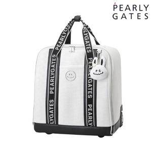 파리게이츠 (521E1BB002WH) 여성 스마일 타공 휠 보스턴백 & 바니 키링