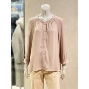 벨리시앙 세이브존01 루즈핏 라운드 셔 링 블라우스 BL4104