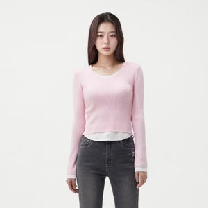 [랩]이너 레이어드 U넥 슬림니트(AR1KH261)