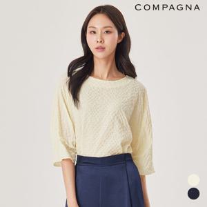 엠포싱 7부 블라우스_CACU5-WRB490