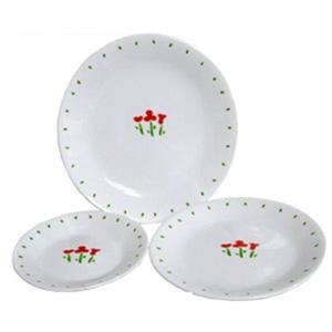 코렐 루즈트리오 원형 접시(대)요리 반찬 플레이팅 식기 주방식기 주방접시 부엌접시 심플한접시 심플접시