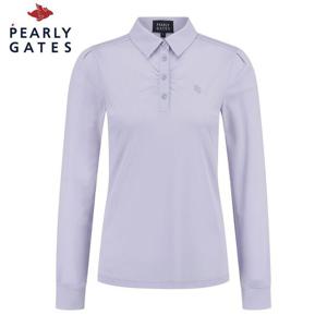 [파리게이츠] 여성 프릴 솔리드 슬림핏 폴로 티셔츠