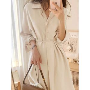 슬로 셔츠 롱원피스_BJ1OP010