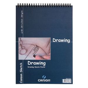 캔손 엠보싱드로잉스케치북 200G A4 30매 엠보싱북 드로잉북 고급드로잉북 스케치북 드로잉북 패드 미술패